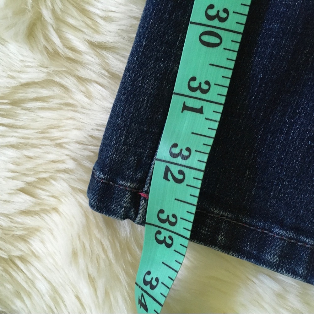 ISAAC MIZRAHI • Blue Straight Jeans Size 6 - Picture 7 of 9